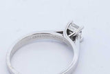 0.5ctw Princess Cut Diamond Ring 14k White Gold 3.7 Grams Size 8.75 Eb0725pxzde