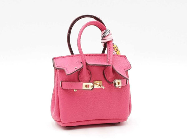 Mini Exquisite Bag Charm In Fucshia Fw0825idu
