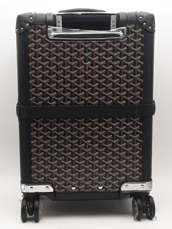 Goyard Bourget Pm Trolley Suitcase Black Aa0825erxzsa