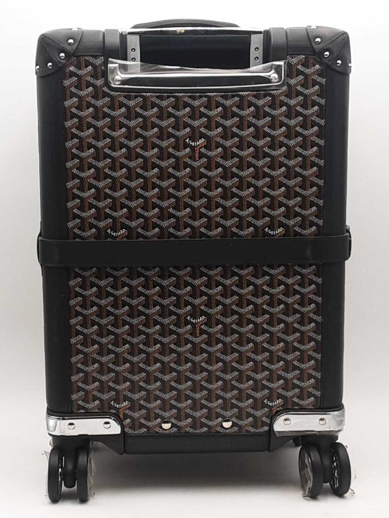 Goyard Bourget Pm Trolley Suitcase Black Aa0825erxzsa
