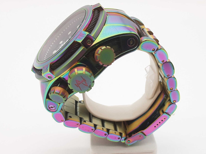 Invicta 34170 53 Reserve Bolt Zeus Abalone Dial Steel Quartz Watch Do1025lxzde