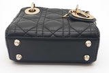 Christian Dior Mini Lady Dior Quilted Cannage Top Handle Bag Eb0826loxzde