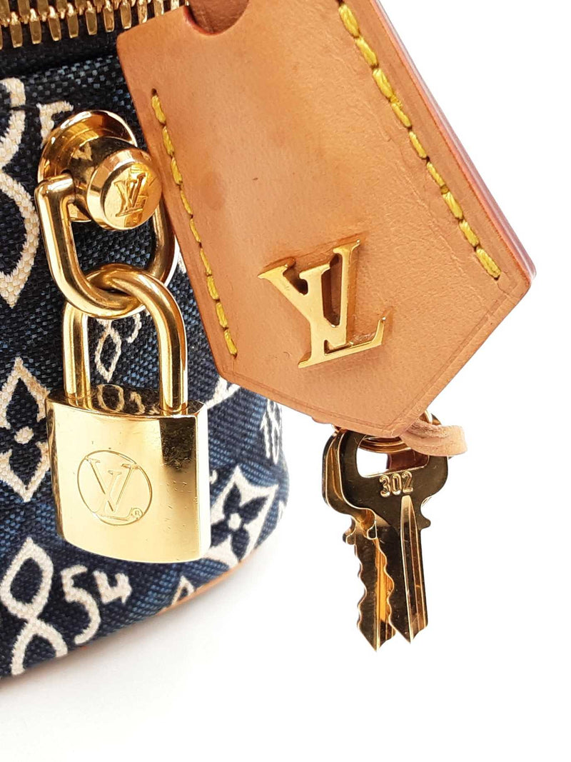 Louis Vuitton Since 1854 Vanity Pm In Blue Jacquard Fw1125loxzdu