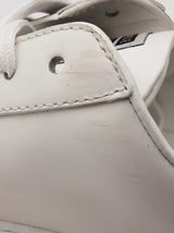 Versace Medusa Smile Sneakers In White Leather Size 40 Fw0626ezdu