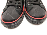 Gucci Tennis 1977 Black Off The Grid Nylon High Top Sneakers Size 7.5 Eb826lorsa