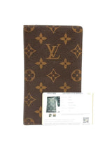 Louis Vuitton Monogram Coated Canvas Pocket Agenda Cover Fw0525lwzdu