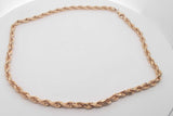 14k Yellow Gold Rope Chain Necklace 35.5 Grams 18 Inch Eb0226oxxzsa