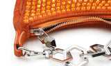 Phillip Plein Crystal Embellished Orange Shoulder Bag Eboxzdu 144030004621