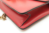 Gucci Sylvie Red Leather Shoulder Bag Eb0826oxzde
