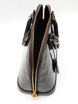 Louis Vuitton Alma Pm In Amarante Monogram-embossed Vernis Leather Fw0226rxzdu