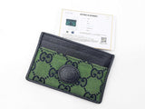 Gucci Monogram Multicolor Card Holder Wallet In Canvas & Leather Fw1026oxzdu