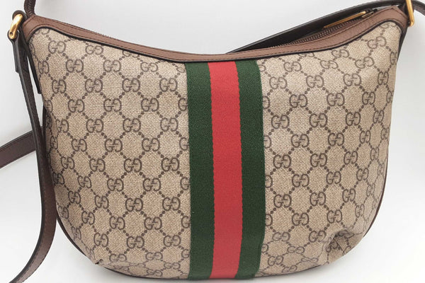 Gucci Gg Monogram Supreme Canvas Ophidia Shoulder Bag Eb0824wxzsa