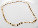 10k Yellow Gold Mariner Link Chain Necklace 14.2 Grams 19 Inch Eb0726corsa