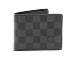 Louis Vuitton Slender Wallet In Damier Graphite Coated Canvas Fw1225oxzdu