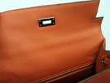 Hermes Kelly 25 Capucine Orange Epsom Palladium Shoulder Bag Do0723oxzxzde