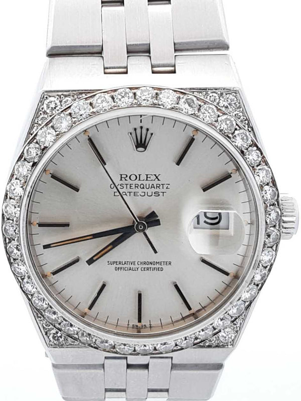 Rolex Oysterquartz Datejust Quartz 36mm Watch Fw0525pzxzdu