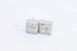 Approx. 1.52ctw Diamond Stud Earrings In 14k White Gold 3.1 Grams Eb1124oordu