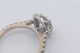 1.19ctttw Diamond Ring In 18k White Gold 3.1 Grams Size 5 Eb0425llzxsa
