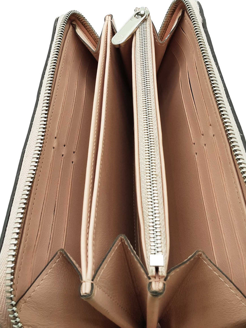 Louis Vuitton Pink Mahina Monogram Perforated Leather Zippy Wallet Eb0725wxzde