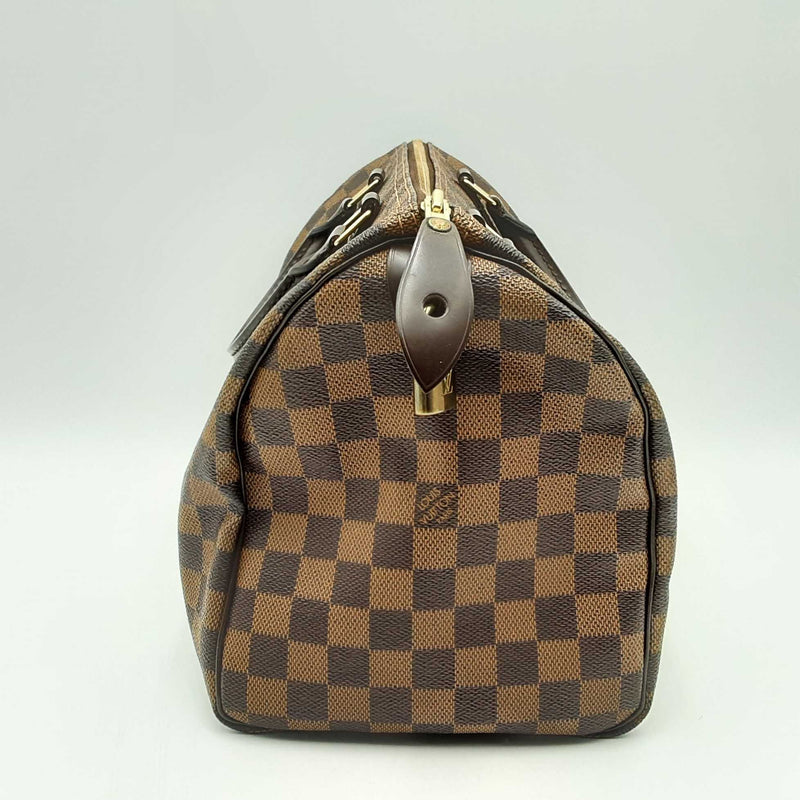 Louis Vuitton Damier Ebene Speedy 35 Hs0124rxzsa