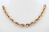 10k Yellow Gold Rope Chain 26.4 Grams 24 Inch Eb1125exzdu
