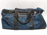 Coach Camo Nylon Duffel Bag Blue Aa1026rzsa