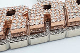 4.16cttw Diamond "Rap" Pendant In 10k White & Rose Gold 46.4 Grams Eb0226ooxzsa