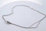 Tiffany & Co. Sterling Silver Infinity Pendant Necklace 7.6g 15.5 In Eb0926lxzde