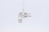 0.8cttw Princess Cut Diamond Stud Earrings 14k White Gold 3.1 Grams Eb0626pcxdu