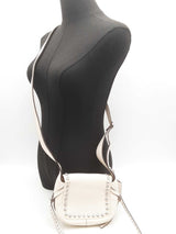 Coach Dakotah Stud Flap Cream Leather Crossbody Bag Sd0625pzsa