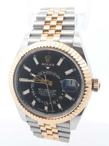 Rolex Sky Dweller Rolesor Jubilee Automatic 42mm Watch Fw0425lwzxzdu
