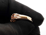 Diamond & 14k Yellow Gold Nugget Band 4.2 Grams Size 9.5 Fw0826pzxdu