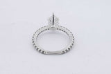 0.6cttw Diamond Ring In 14k White Gold 2.3 Grams Size 5.75 Eb0526wrxsa
