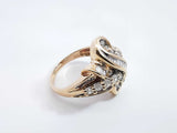 1.16 Cttw Diamond & 14k Yellow Gold Cocktail Ring 6.5 Gram Size 6.75 Fw0426pcrdu