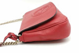 Gucci Red Leather Soho Chain Crossbody Bag Eb0926wxzsa