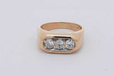 0.6cttw Diamond Ring In 14k Yellow Gold 13.2 Grams Size 9 Eb0326llrxsa
