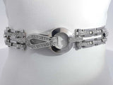 1.17 Cttw Diamond 14k White Gold 22.1 Grams Fancy Bracelet 7 In Aa0725lwxzsa