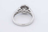 0.51cttw Diamond Ring In 10k White Gold 3.9 Grams Size 7 Eb0726oordu