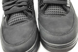Nike Air Jordan 4 Retro Black Cat Sneakers Size 9.5 Fv5029-010 Eb0726lxzsa