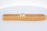 24k Yellow Gold Bracelet With S Hook Clasp 42.6 Grams 8.25 Inch Eb1224wxxzdu