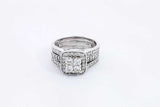 Approx. 0.82ctw Diamond Ring In 14k White Gold 6.8 Grams Size 6 Eb1124wcrsa