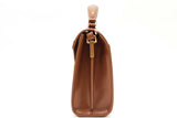 Yves Saint Laurent Brown Leather Cassandra Top Handle Bag Eb0426cxzde