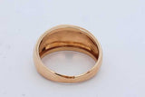 18k Yellow Gold Dome Ring 2.2 Grams Size 8 Eb0826owxde