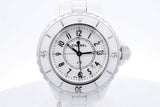 Chanel J12 Quartz 34mm White Ceramic & Stainless Steel Watch Eb1225orxzde