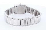 Cartier Tank Francaise 18k White Gold 20mm Diamond Bezel Watch 89.3g Eb825lwxxzde