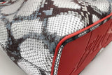 Christian Louboutin Metallic Python Embossed Leather Cabarock Tote Eb0326prxdu