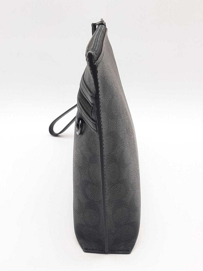 Coach Carry All Pouch Signature Canvas Handbag Sd0625rzde