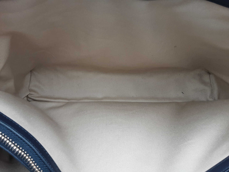 Bally Navy Leather Supra Tote Shoulder Bag Sd0525lrzsa