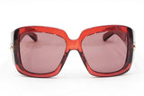 Gucci Gg1402s Square Burgundy Sunglasses Eb1125lxzdu