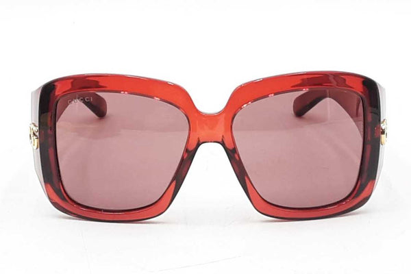 Gucci Gg1402s Square Burgundy Sunglasses Eb1125lxzdu
